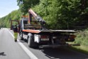 LKW in Boeschung A 3 Rich Frankfurt Hoehe Roesrath Lohmar P123